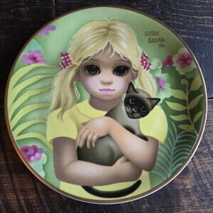 MARGARET KEANE Collector Plate MY KITTY